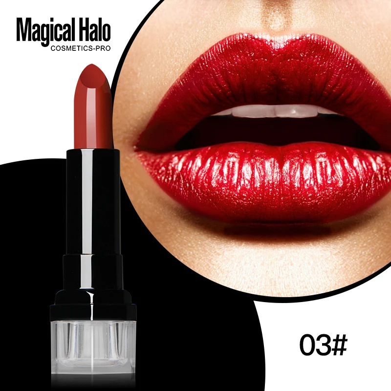 Magical Halo L. uxury стойкая матовая губная помада водостойкая Batom Shimmer бархатная губная помада телесный вампир макияж темно-фиолетовый синий - Цвет: 03 luminous