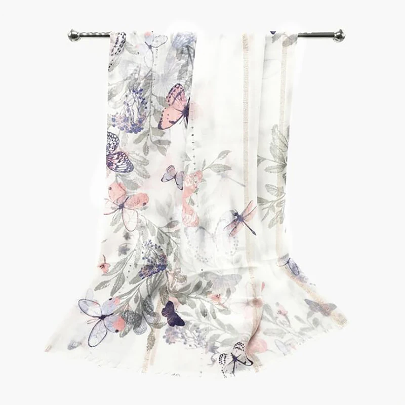 Весенний и летний новый Балийский длинный шарф в старинном стиле простой для