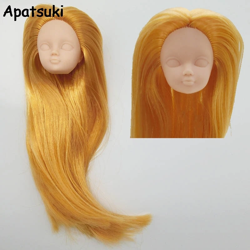 Золотые волосы без макияжа 1:6 для рукоделия кукольная головка 11 5 &quot кукольные