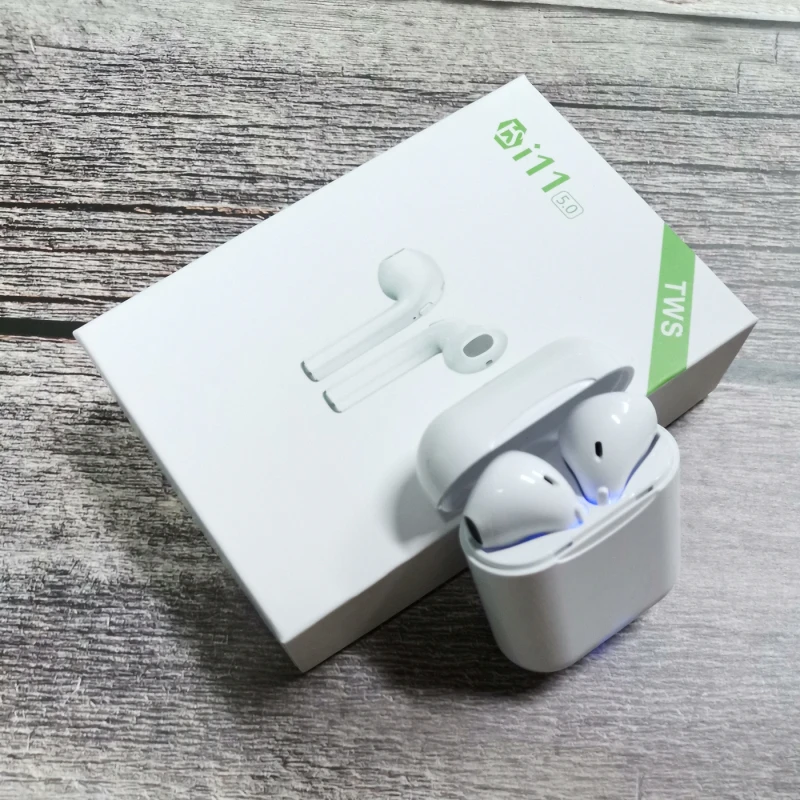 Беспроводные наушники i11 TWS Мини Bluetooth 5 0 гарнитура vs i7s i12 i9s i10 для iphone IOS