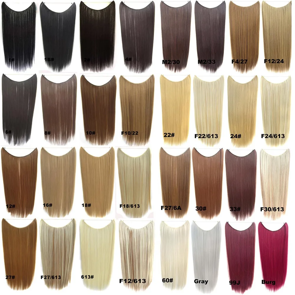 Delice длинные прямые волосы для наращивания синтетические невидимые