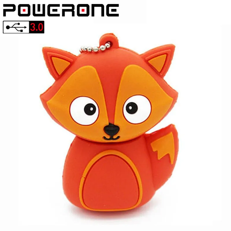 POWERONE USB 3,0,, Пингвин, Сова, лиса, флеш-накопитель, мультфильм, usb флеш-накопитель, флешка, 64 ГБ, 16 ГБ, 32 ГБ, U диск, карта памяти животных, подарок