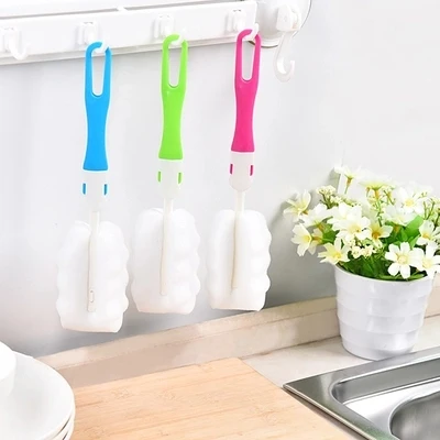 1 шт. съемная губка щетка для бутылочки младенцев молочные бутылки соски