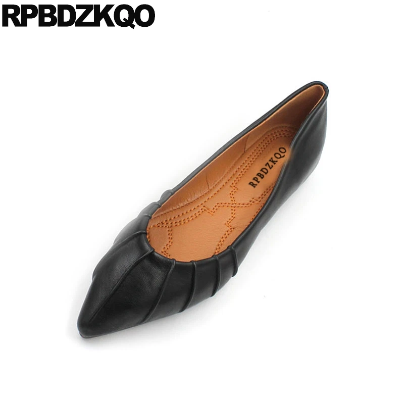 

Pointed Toe Designer Flats Women 2021 Work Korean Chinese Cheap Shoes China Black Ladies Soft Slip On Large Size Red Driving