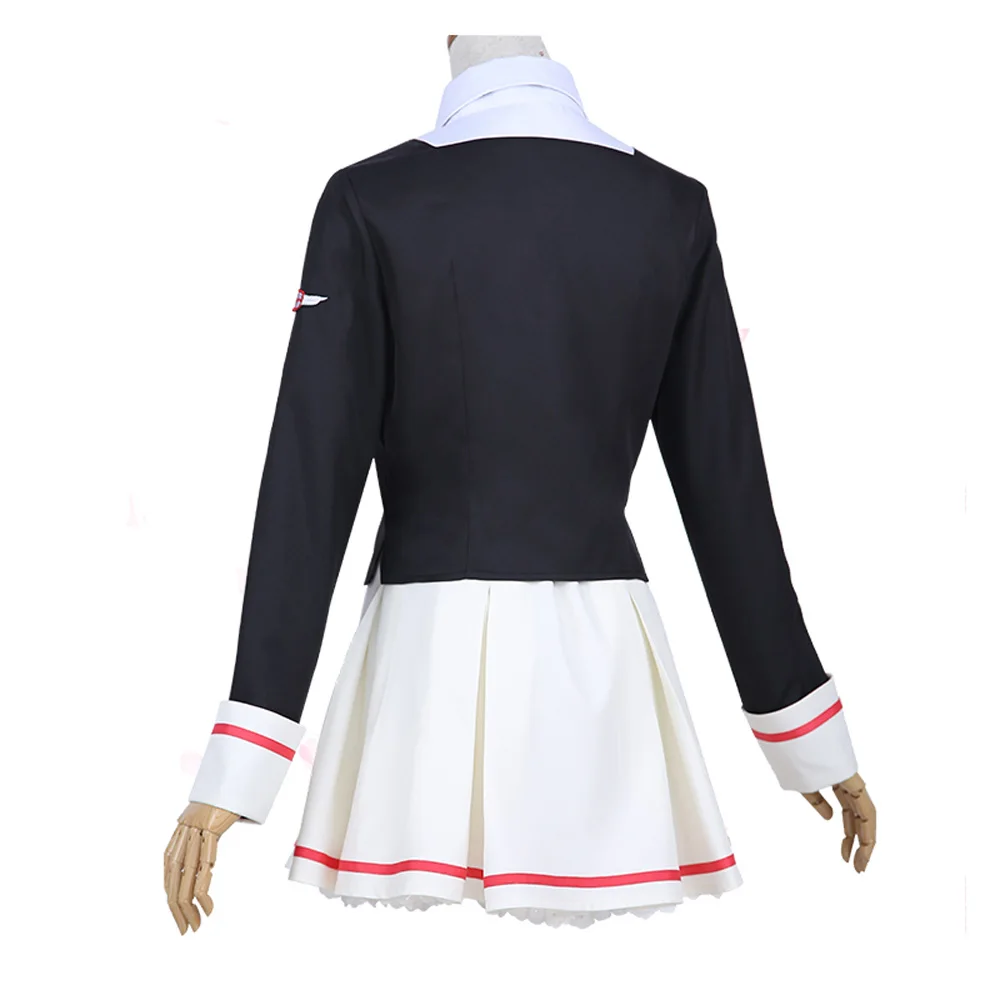 Костюм для косплея VEVEFHUANG Cardcaptor Sakura Clearcard костюм Kinomoto Tomoyo Daidoji школьная форма