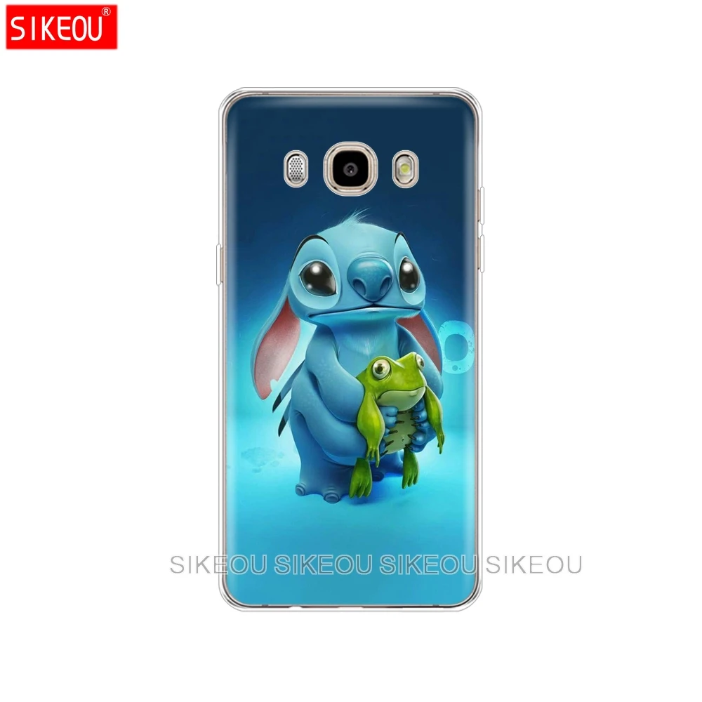 Силиконовый чехол для телефона Samsung Galaxy J1 J2 J3 J5 J7 MINI 2016 2015 prime cute cartoon Lilo Stitch |