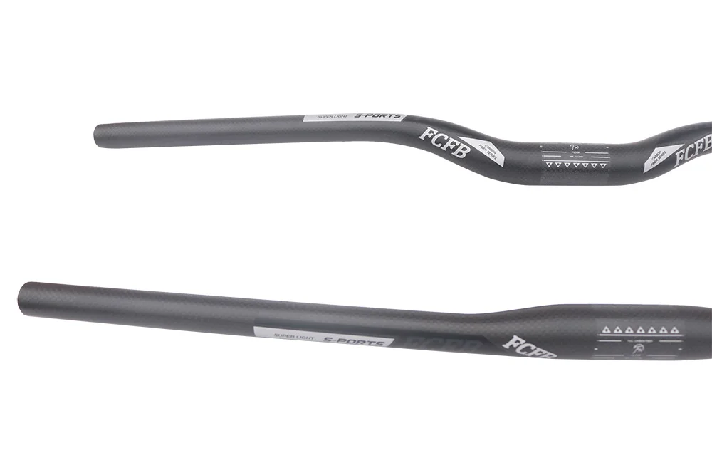Матовый серый руль FCFB 2017 из углеродного волокна с плоским стержнем 31