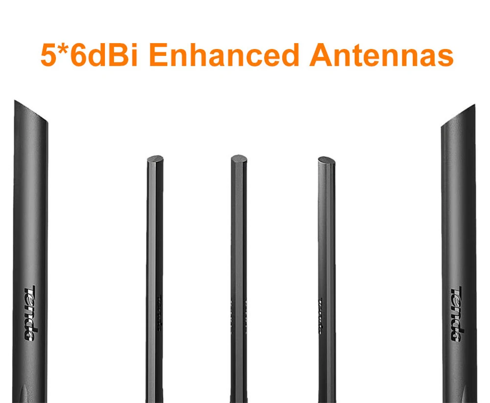 Tenda AC11 AC1200M Беспроводной Wi-Fi роутер с 2,4G/5,0G с высоким коэффициентом усиления, домашний двухдиапазонный беспроводной маршрутизатор, управление через приложение