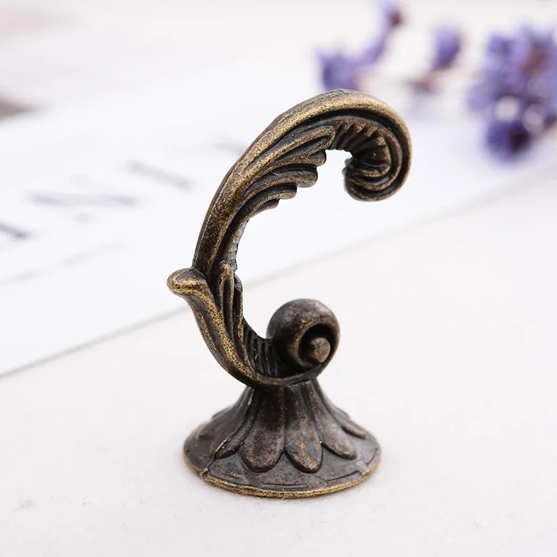 10 шт./лот античная маленькая ручка для двери шкафа бронзовые декоративные