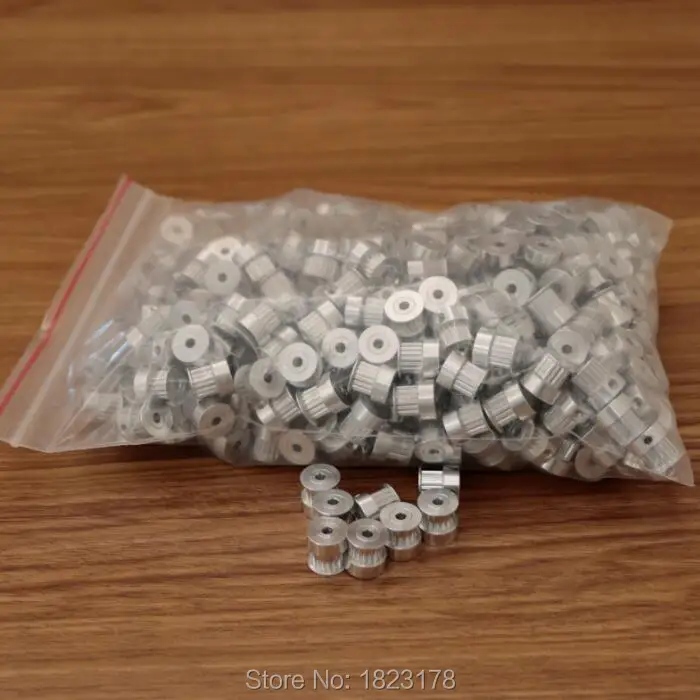 

10PCS Alumium GT2 pulley 16 Teeth Bore 3.175mm fit GT2 belt Width 6mm For 3D printer parts Accessories GT2 16teeth Free shipping