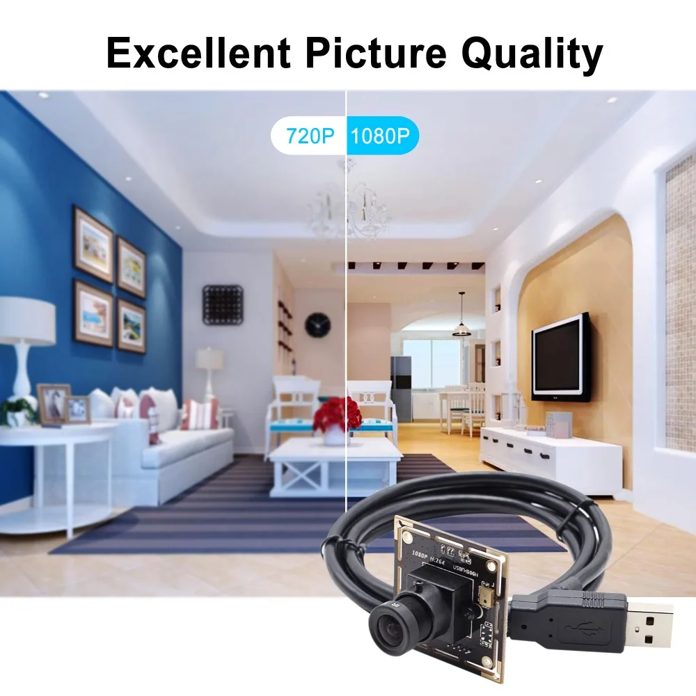 1080P Full HD SONY IMX322 Низкая освещенность 0.01Lux CMOS H.264 AEC AEB AGC Поддержка USB модуль камеры печатная плата системы видеонаблюдения с аудио