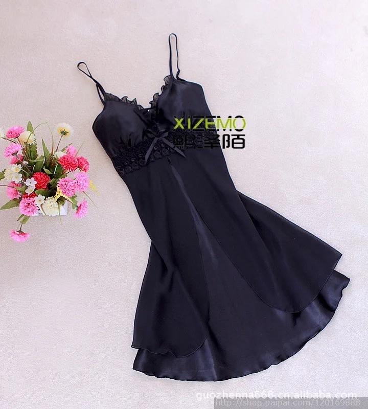 Весенне летнее семейное платье для сна Размеры s M А расширенный код Шелковый