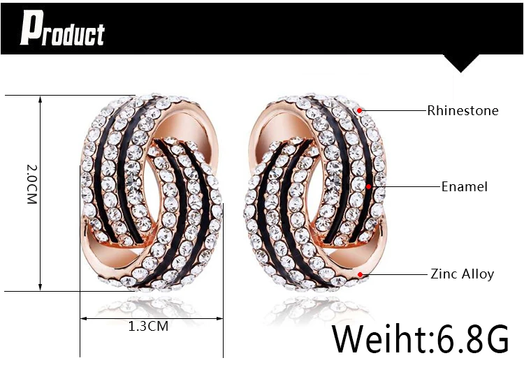 Европейская и американская Классическая Bijoux серьга геометрической формы винтажные винтовые серьги-гвоздики для женщин модные брендовые ювелирные изделия