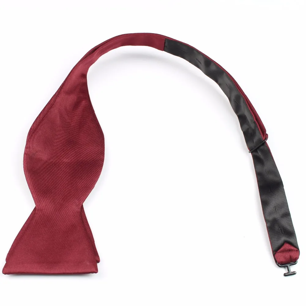 Однотонный тёмный галстук бабочка из полиэстера и шелка|handmade bowtie|self bowtiebowtie self |