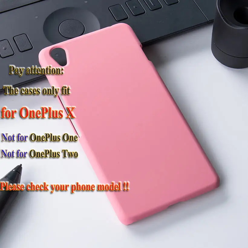 AKABEILA чехлы чехол s для OnePlus X One Plus X E1001 E1003 OPPO A30 чехол задняя крышка с масляным покрытием пластик матовый корпус сумки - Цвет: Розовый