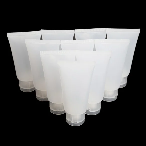 10 шт. косметический уход за красотой прозрачный мягкий тубус крем лосьон шампунь