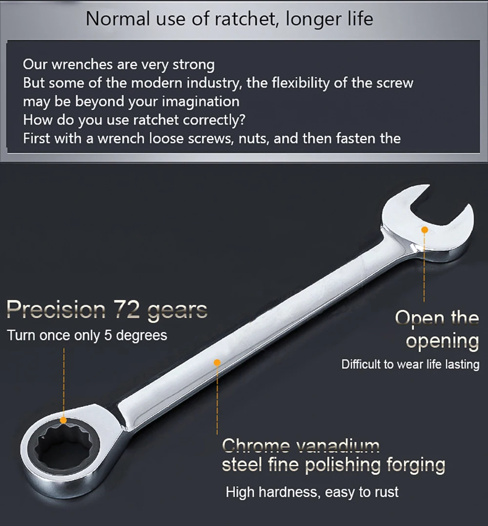 Гаечный ключ Allen Ключ трещетка с гибкой регулируемой головкой | Инструменты