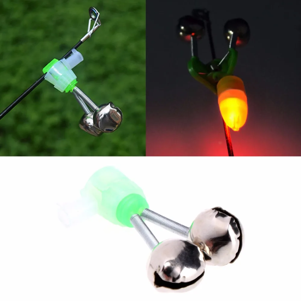 Удочка зажим для удилища сигнализация звонок двойное кольцо приманка укуса