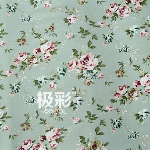 Пасторальный 2 4 метров шириной натуральный хлопок ткань тканевые четыре сезона