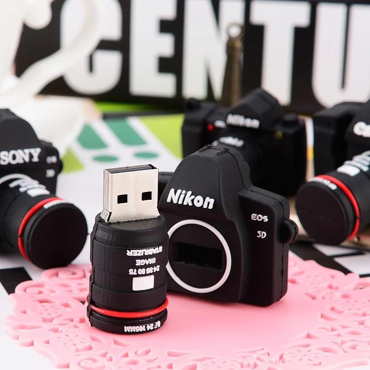 fashion Retail real 4GB/8GB/16GB/32GB/64GB USB 2.0 flash drive 512GB pen 128GB memory stick cartoon camera 6M/S | Компьютеры и офис