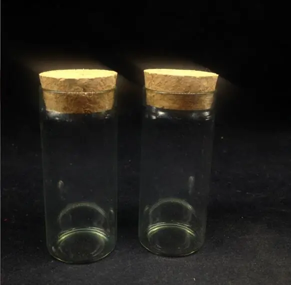 50pcs/lot 30*70mm High quality Glass Cork Bottle Empty Sample Vial Home Decoration Wish Refillable Container bottle jars | Украшения и
