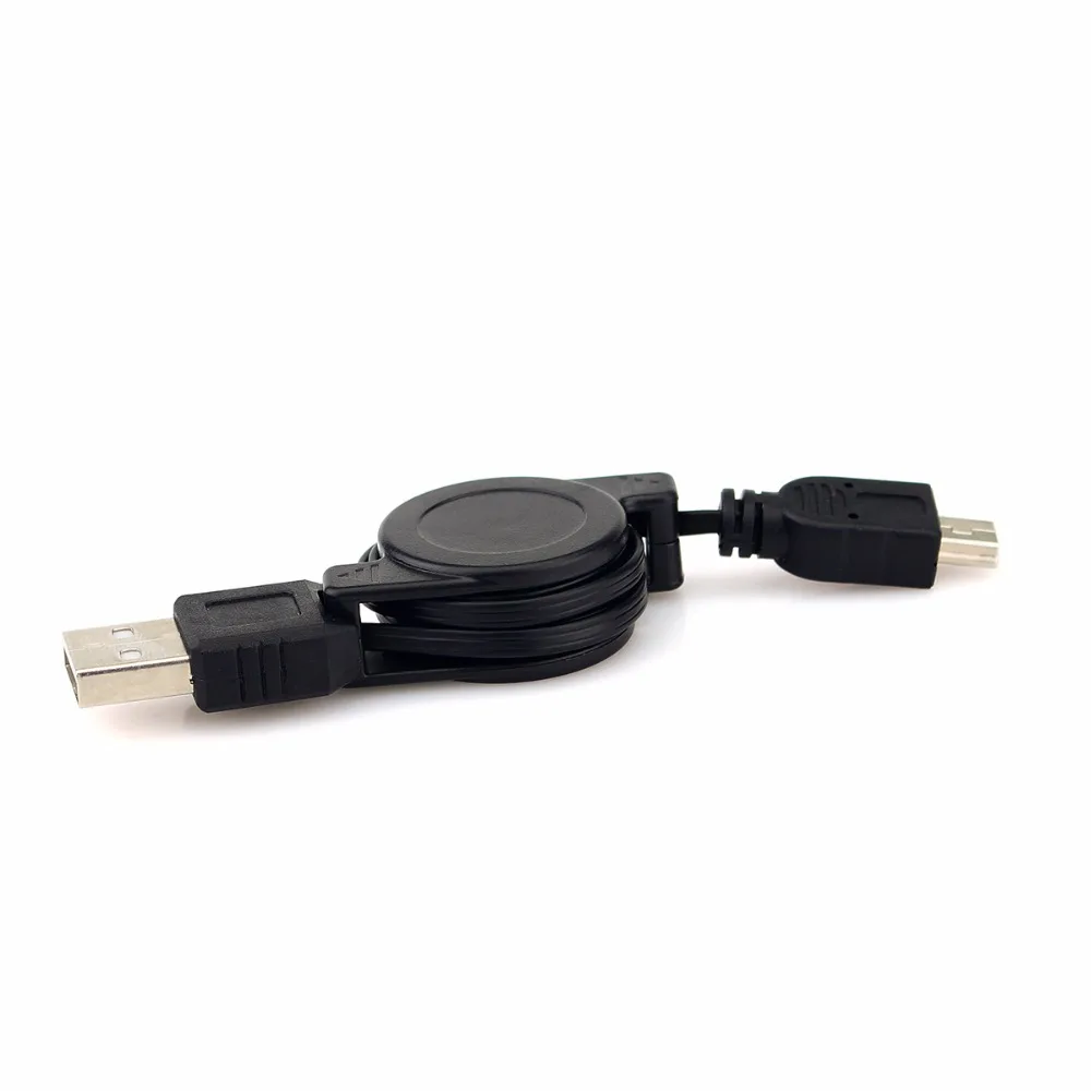 10 шт. мини USB кабель для зарядки 0 7 м выдвижной регулируемый беспроводной системы