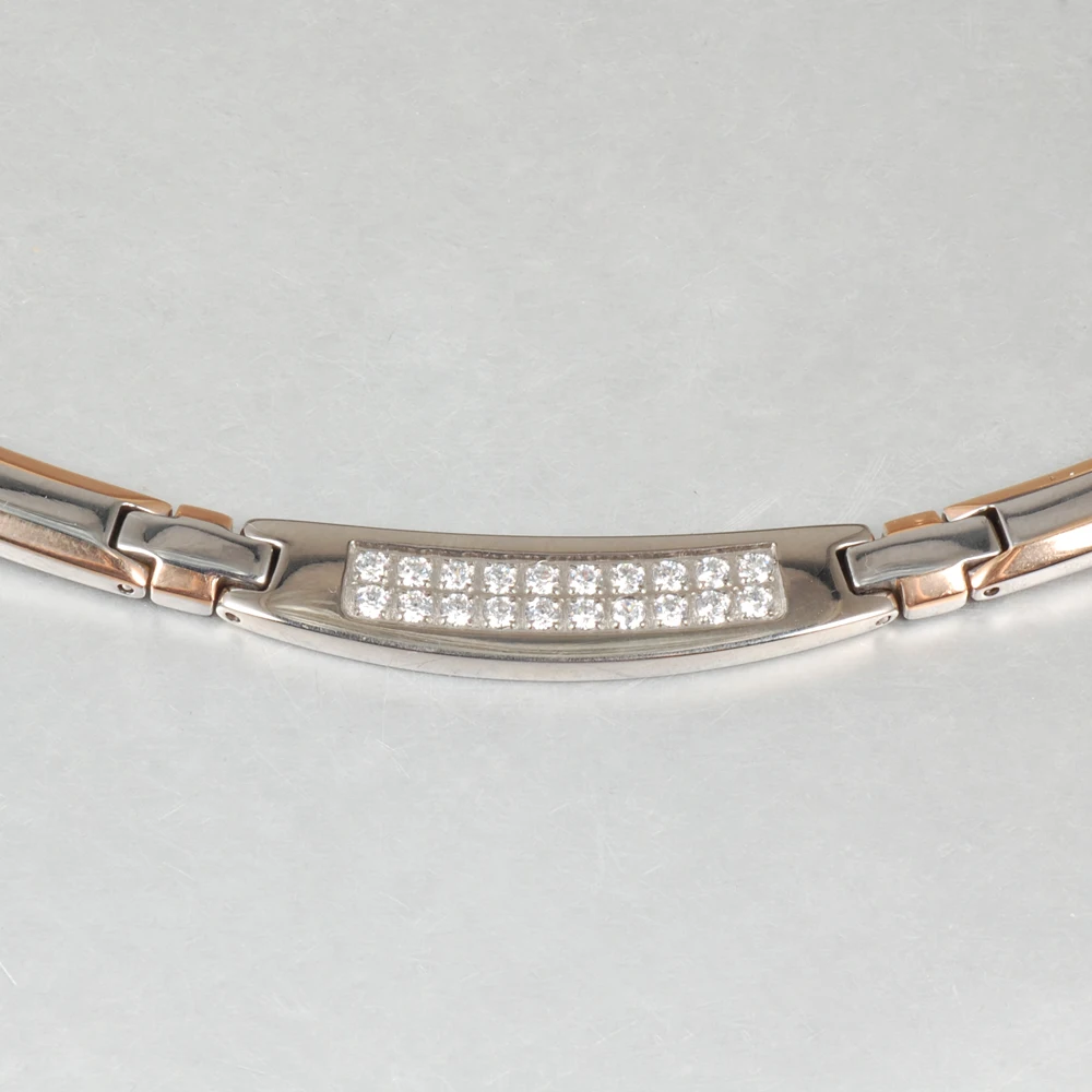 Wollet ювелирные изделия чистый цвет Женская Роза золотой гематит германиевый CZ