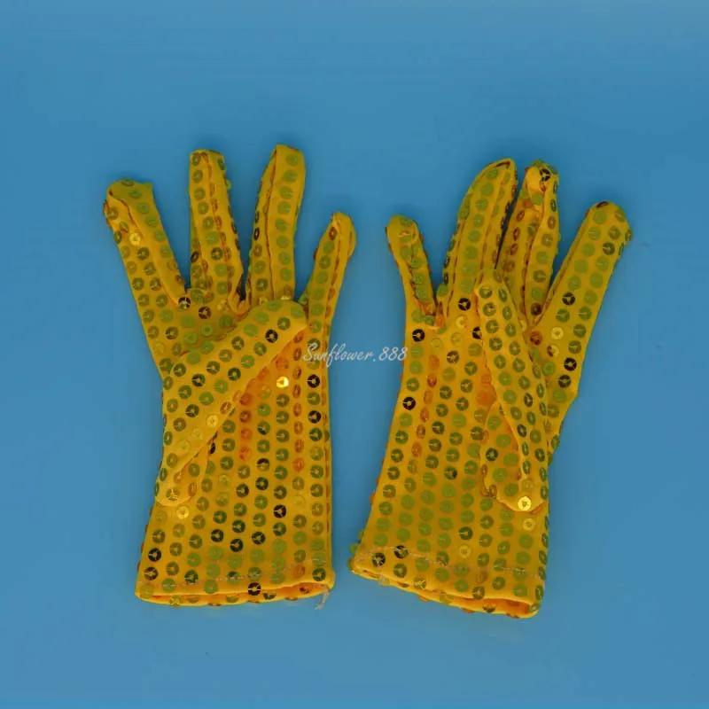 Детские перчатки с блестками для мальчиков и девочек детские выступлений на