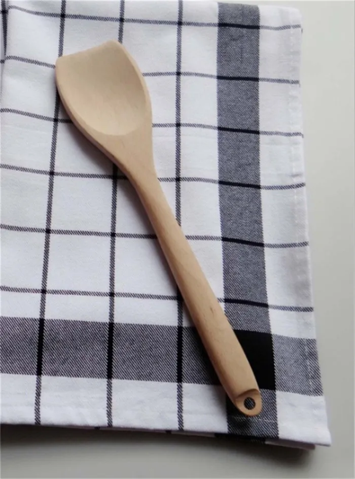 1 PCS Design 2 Чайное полотенце многоразовое кухонный текстиль синяя полосатая сетка чайная ткань простой современный дизайн хлопок Домашнее использование кухонное полотенце 15 - Цвет: 1 PCS Design 2