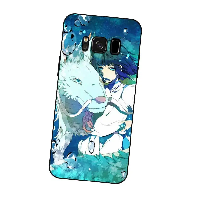 N448 Тоторо в виде симпатичного черного силиконовый чехол Обложка для samsung Galaxy S5 S6 S7