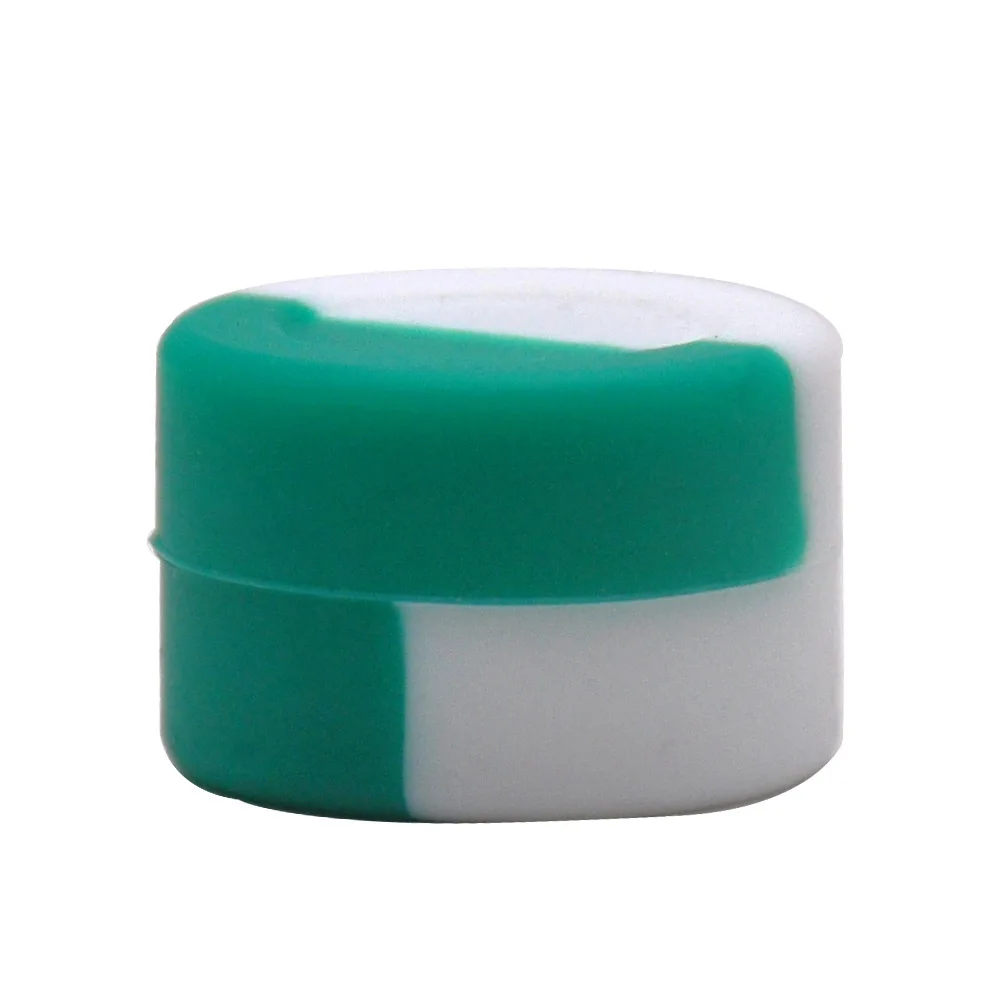 20 шт. антипригарный FDA силиконовый воск Dab Oil Stash Jar 3 мл Небьющийся контейнер