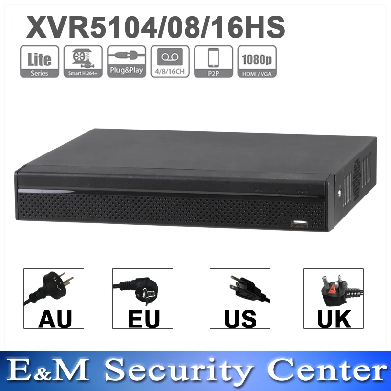Оригинальный цифровой видеорегистратор XVR xvr5104 hs xvr5108 XVR5116HS 4/8/16 каналов Penta brid 1080P