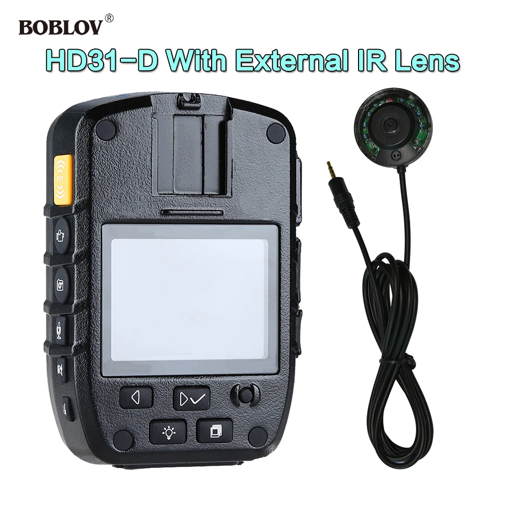 Boblov HD31 D 2304x1296 P аудио видео Камера 33MP фото захвата 2.0 Экран Ambarella A7 с внешним ИК