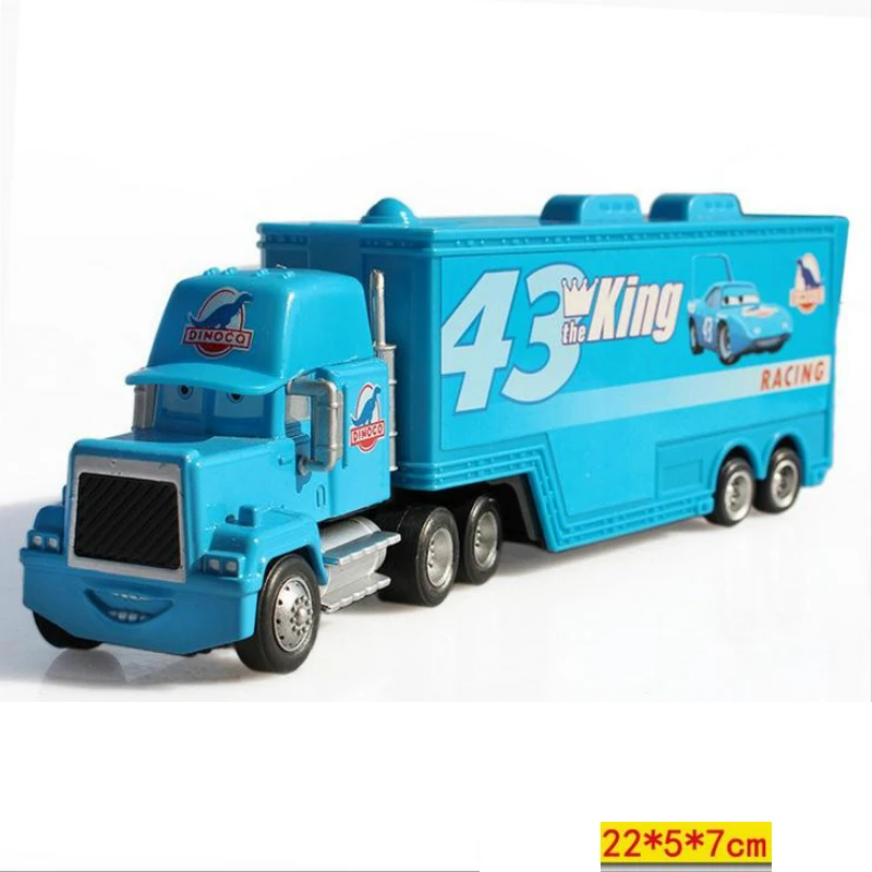 43 truck Disney Pixar тачки Mc queen Металл Pixar тачки грузовик Mc queen es литая 1:55 металлическая игрушка модель автомобиля детская игрушка Фигурки игрушки - Цвет: 43 truck