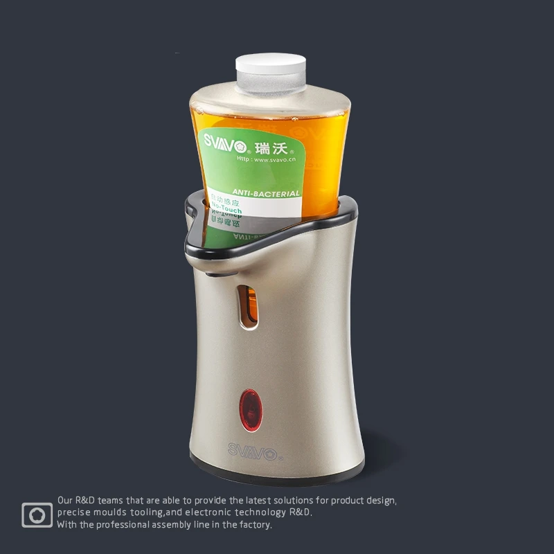 220 мл инфракрасный автоматический индукционный диспенсер для мыла Серебряная