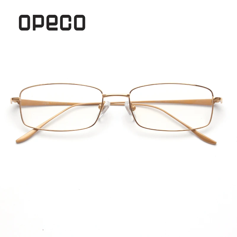Мужские очки с оправой из чистого титана Opeco RX able полным ободком легкие