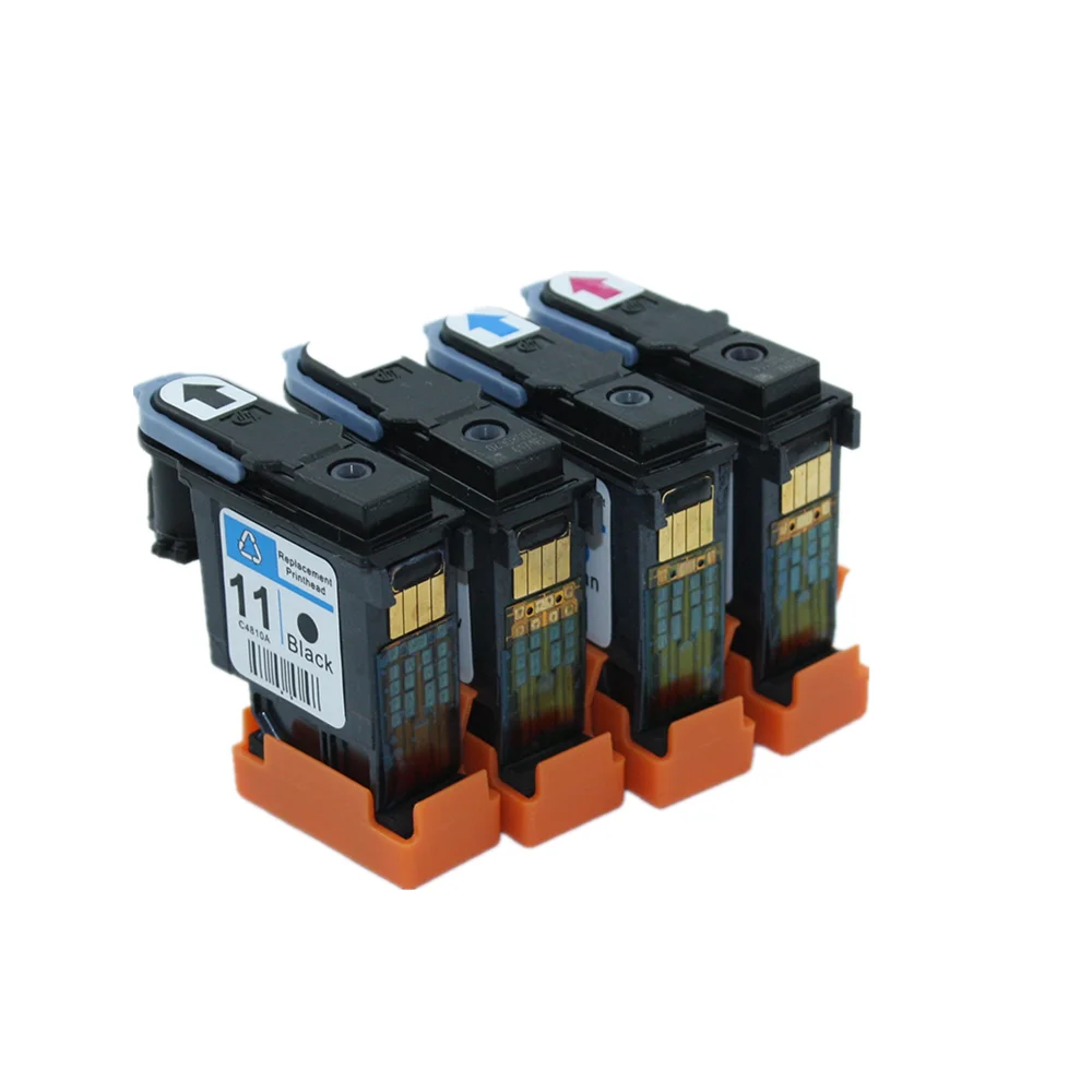 Восстановленная печатающая головка 4PK для HP 11 C4810A C4811A C4812A DesignJet 100 110 111 120 120nr 500 500ps