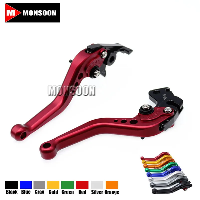 

For SUZUKI 600/750 KATANA 1998-2006 Motorcycle Accessories Aluminum short Brake Clutch Levers Red