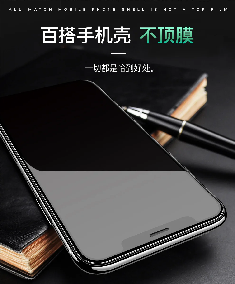 Защита глаз blue ray стекло экран протектор для iPhone X 6 6s 7 8 Xs анти масло полное