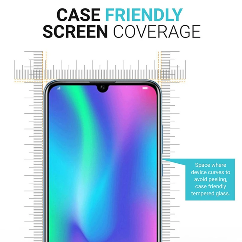 Для Huawei Honor 10 lite защитное стекло с полным покрытием для 9 защита экрана закаленное