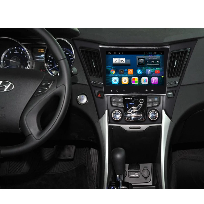 Aoluoya 2 ГБ Оперативная память Android 7 1 автомобиль DVD gps плеер для hyundai Sonata YF I40 I45 I50 2011 2012
