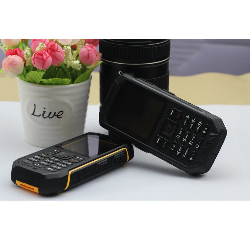 Jeasung X6 IP68 Водонепроницаемый прочный мобильный телефон UHF Двухканальные рации