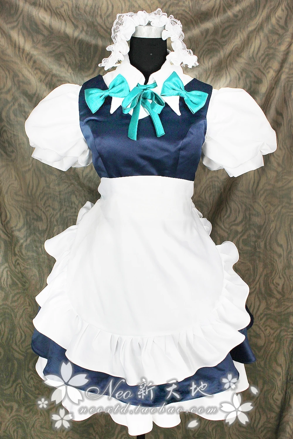 Косплей-платье сакуйи из аниме Проект TouHou Женский костюм горничной платье +