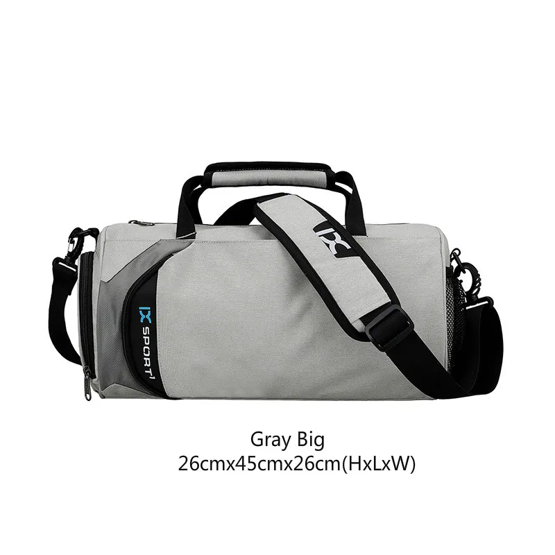 Gray Big Мужские спортивные сумки для тренировок Tas фитнес путешествия Sac De Спорт на открытом воздухе спортивная обувь женская сухая влажная Gymtas Йога Bolsa - Цвет: Gray Big