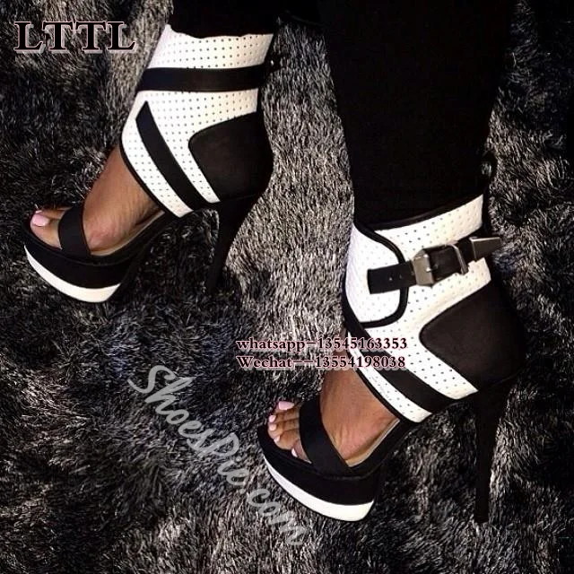 

Сандалии женские на платформе, роскошные брендовые Босоножки с открытым носком, высокий каблук, ремешок с пряжкой, брендовые дизайнерские туфли-лодочки