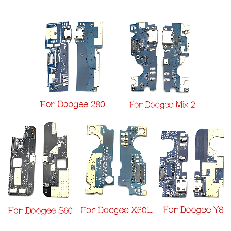 USB порт для зарядки док станции штепсельная плата гибкий кабель Doogee DG280 F5 S60 X10 X20 X30
