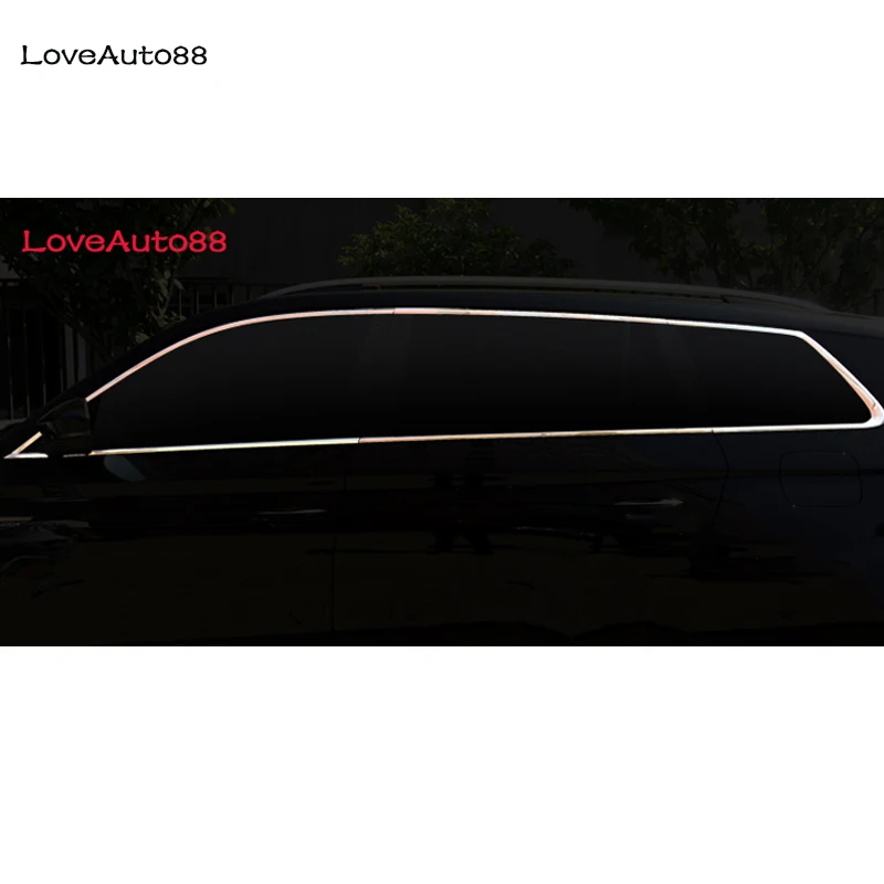 12 шт. хромированные Чехлы для полного окна автомобиля с хромированной отделкой