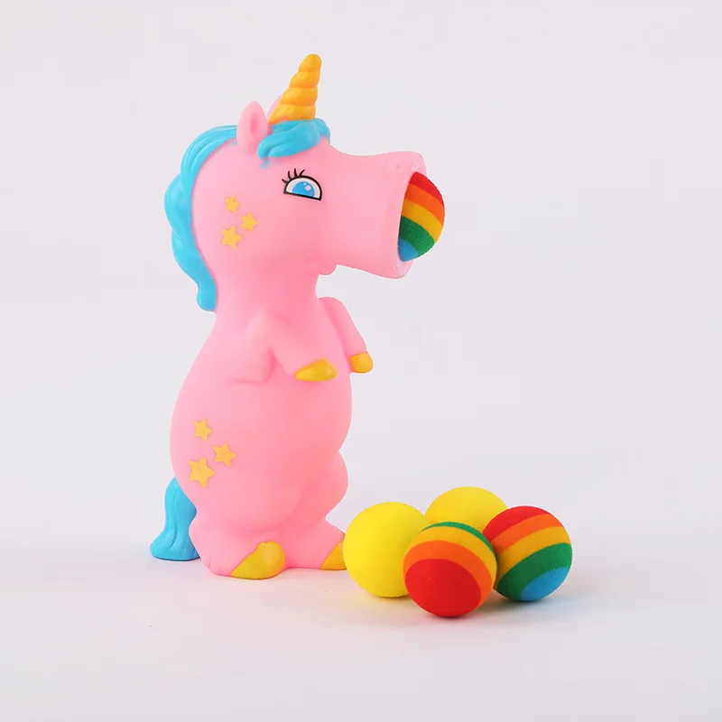 Joylong Kawaii Squishy Unicorn Anti-stress Launch Toys Funny Kids Toy For Children Sponge Ball Cartoon | Игрушки и хобби