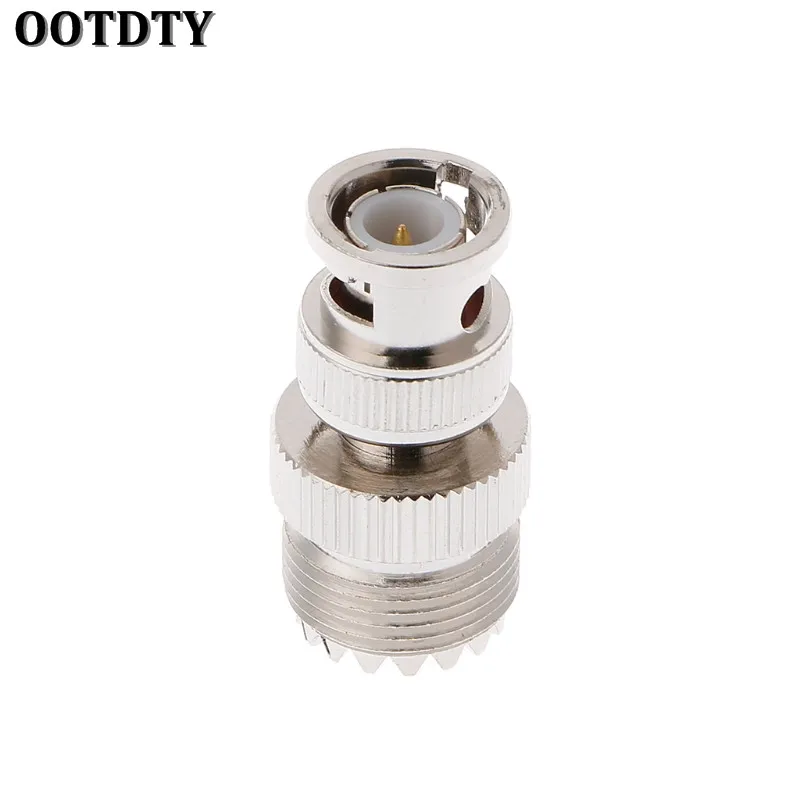 OOTDTY BNC штекер для UHF SO239 PL-259 Женский Разъем RF коаксиальный адаптер Кабельный разъем