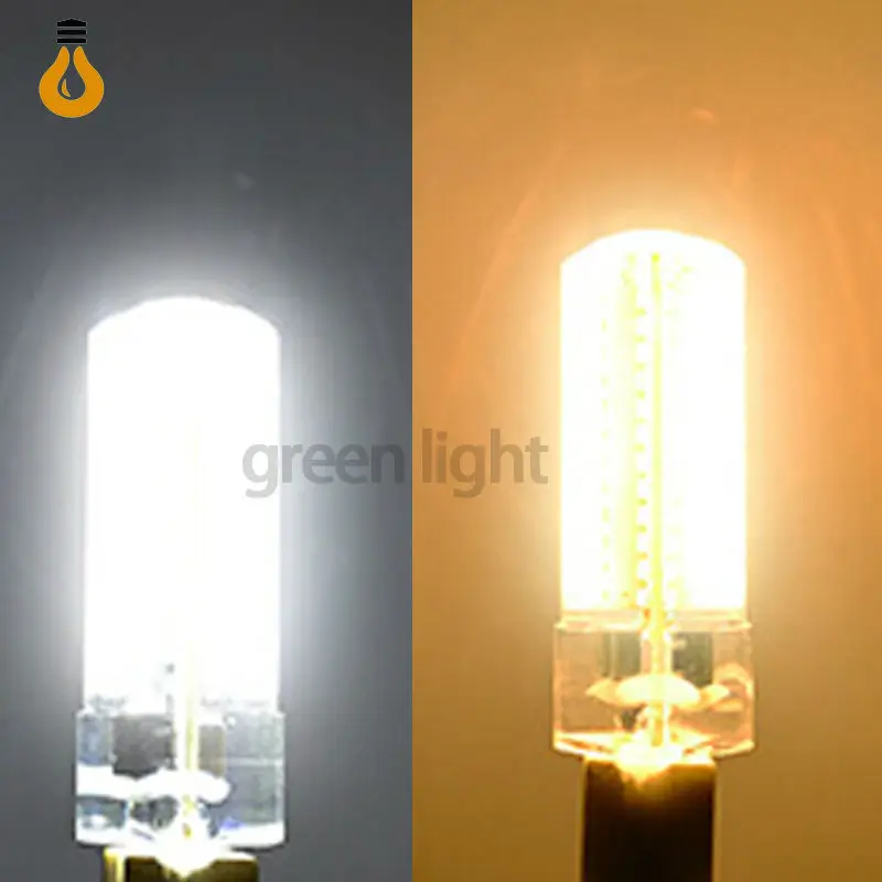 1 шт. Мини G9 9 Вт 12 Светодиодная лампа 3014 SMD AC 200 в 240 В Sillcone body LED кукурузная 64